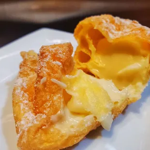 Cream puff w/ Bavarian cream ($.75)