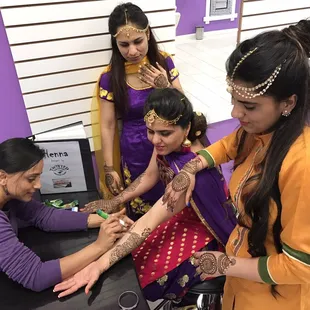 Henna done by Preet and Cheenu  "Bridal Henna‼