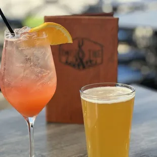 Twisted sunset and Spotted Cow