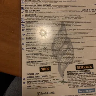 Lots of gluten friendly options