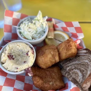 food, fish and chips