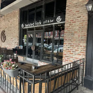 Outside patio