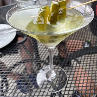 Pickle martini