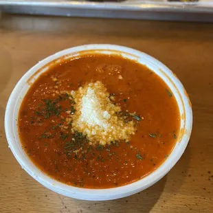 Tomato Basil Soup (a little pricey for the amount you get!)