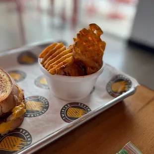 Parmesan Waffle Fries