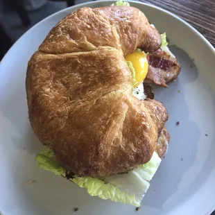BLT breakfast sandwich
