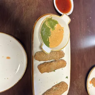 Paneer Pakora and Chutney