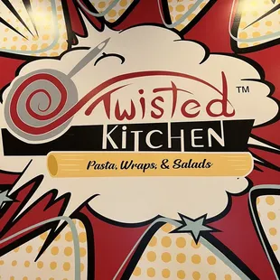 a sign for twisted kitchen