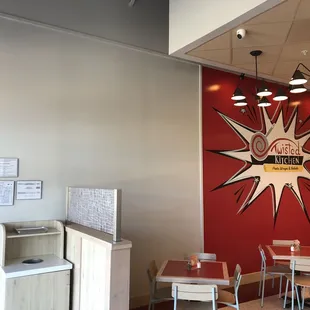 sushi and sashimi, interior