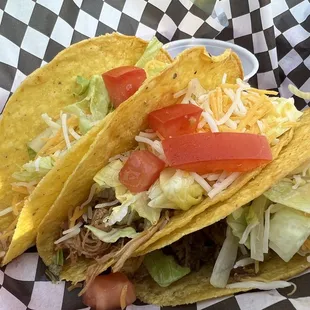 Taco Tuesday - crunchy tacos for $2.50 each