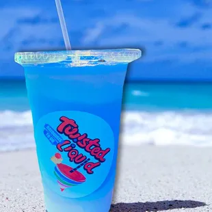 Blue Hawaiian (Medium) Daiquiri shown here