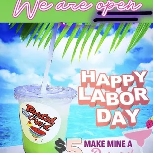 Labor Day Specials $5 Daiquiris