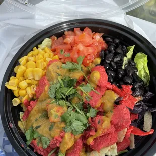 Garlic chicken bowl