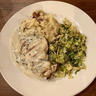 Mushroom Asiago Chicken