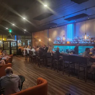 Packed house, we took the only two empty seats in the building