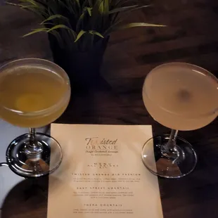 East Street and Aero Mexico cocktails