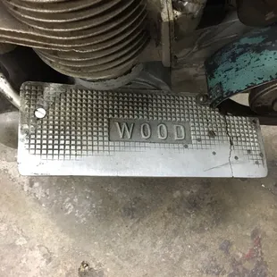 Have you ever seen a Wood motorcycle? This is the only one in existence.