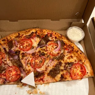 The gyro I need pizza of the month