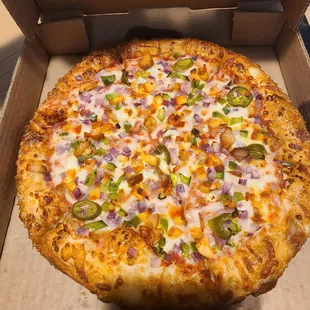 Tikka masala pizza