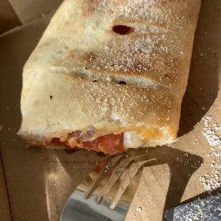 Delicious calzone