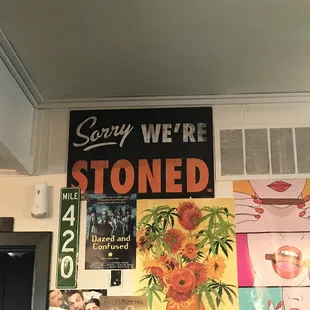 Wall paying homage to the herb.