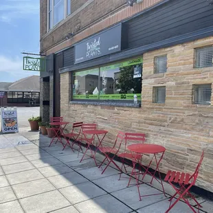 Outside seating