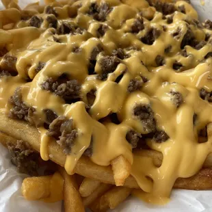cheeseburger fries