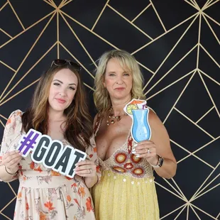 Guests having fun at a graduation party!