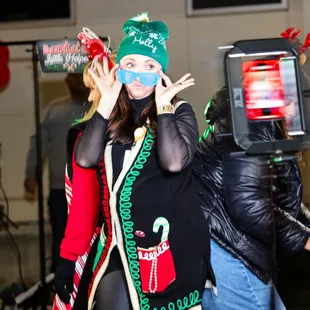 Having fun on our 360 video booth