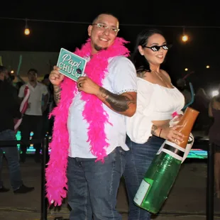 Guests on our 360 Photo Booth