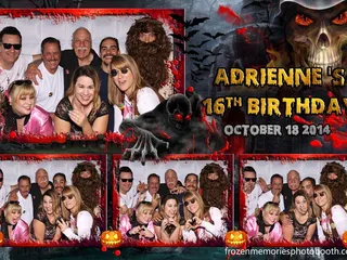 frozen memories photo booth