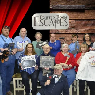 Teamwork at Twisted Room Escapes