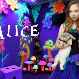 Alice's White Rabbit Rescue at Twisted Room Escapes.