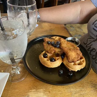 Fried Chicken and Vanilla Bean Waffles