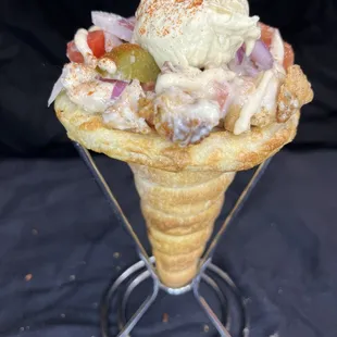 Chicken sharwama cone