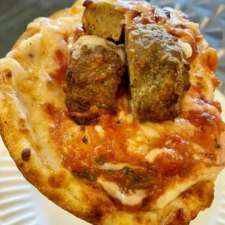 Meatball Parmigiana Cone
