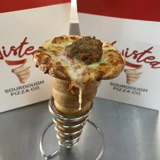 Pasta Meatball Cone