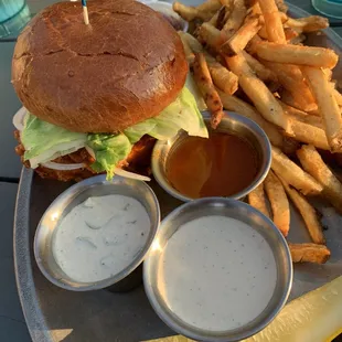 Buffalo chicken sandwich