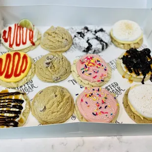 a box of cookies
