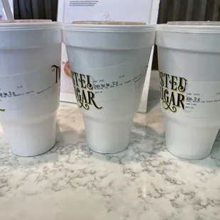 3 specialty drinks