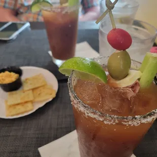 Bloody Mary's to start