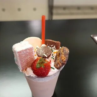 The peanut butter frappe