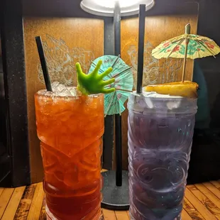 Left: Zombie Right: Purple Polynesian Sunset