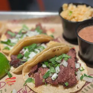 Twisted Trompo - 3 Taco Plate (Beef Steak)