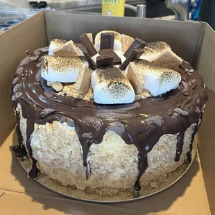 S'more's Birthday Cake! Amazing