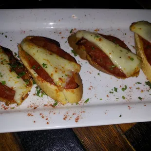 Chorizo Crostini