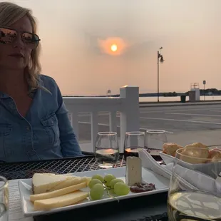 Pewaukee- beach lake front - great setting for wine, cheese and good company.