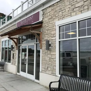 the outside of the building