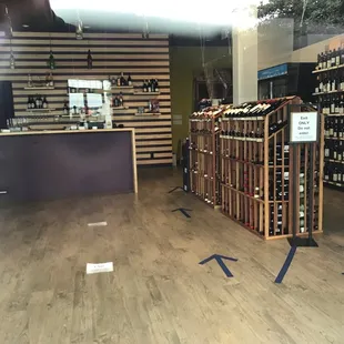 the wine rack and bar