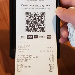 Restaurant adds 18% tip to every bill but it is not disclosed on the menu.